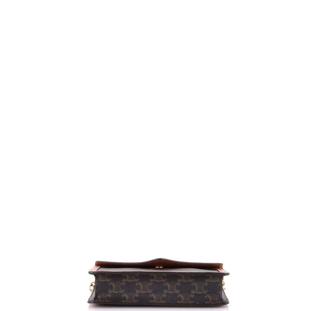 Celine Margo Triomphe Wallet On Chain #202790C24B - Picture 4 of 6